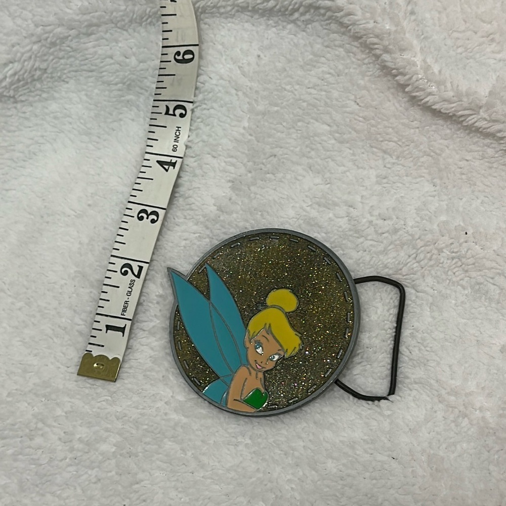 Vintage Disney Tinkerbell Metal Belt Buckle